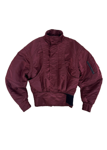 Anatnom Jacket Maroon Nylon