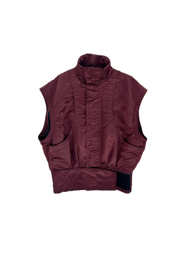 Anatnom Jacket Maroon Nylon