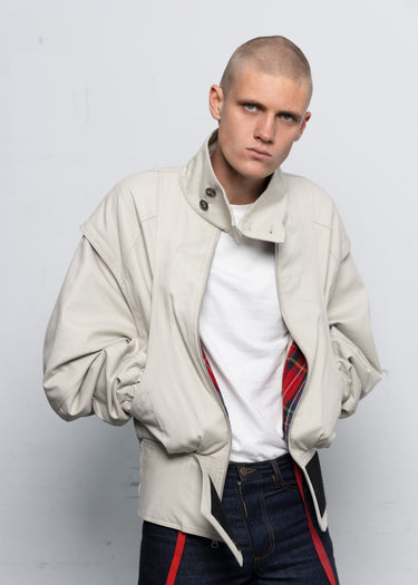 Notgnirrah Jacket Bone Cotton