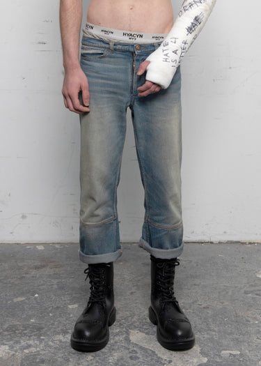 Etteragic Pants Indigo Denim Washed